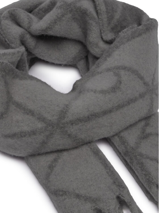 Calvin Klein Calvin Klein Šál Emblem Aop Brushed LV04D8072G Šedá