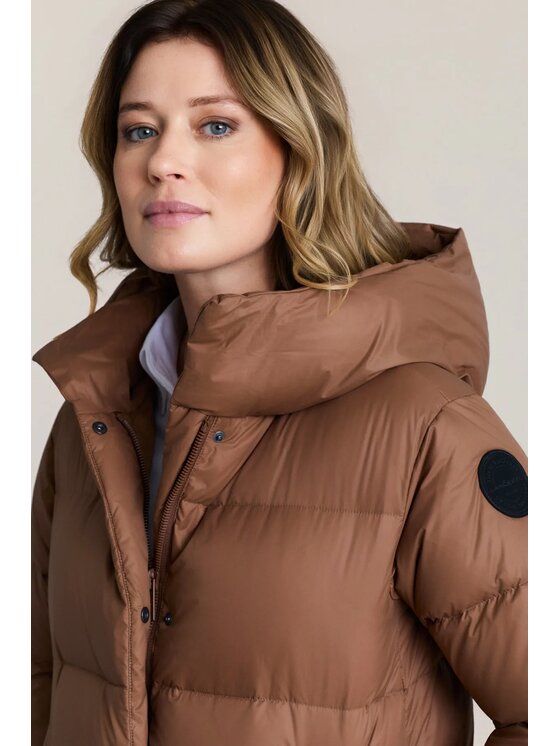 Lancerto Lancerto Kurtka puchowa Amaranta KU135226000003 Brązowy Regular Fit