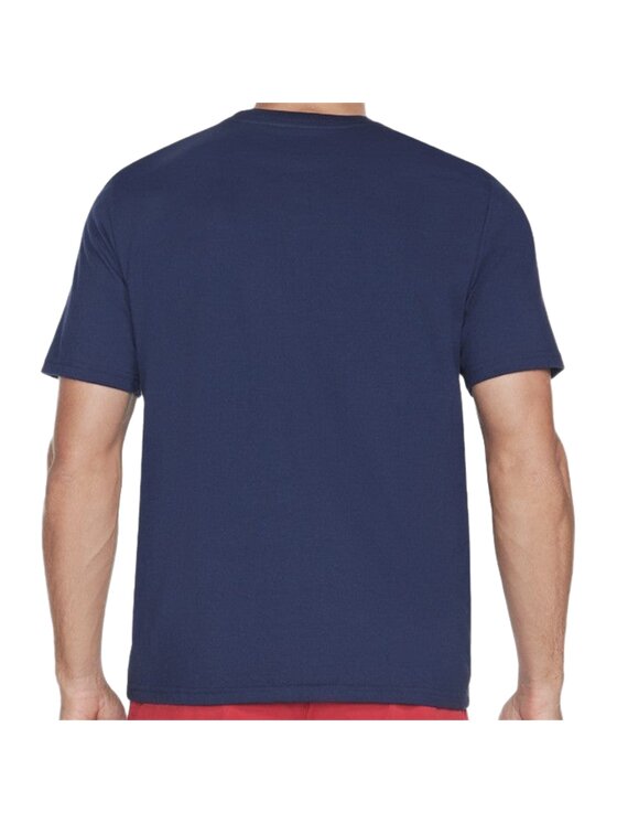Skechers Skechers T-Shirt TS72-NVY Granatowy Regular Fit
