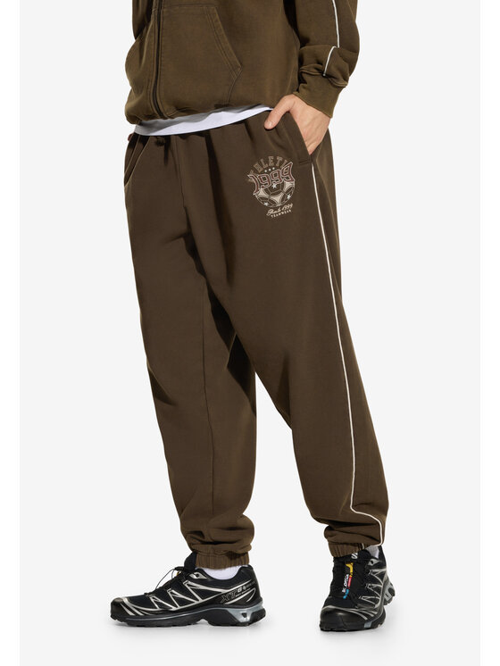 PROSTO. PROSTO. Spodnie dresowe Athletic Brązowy Oversize