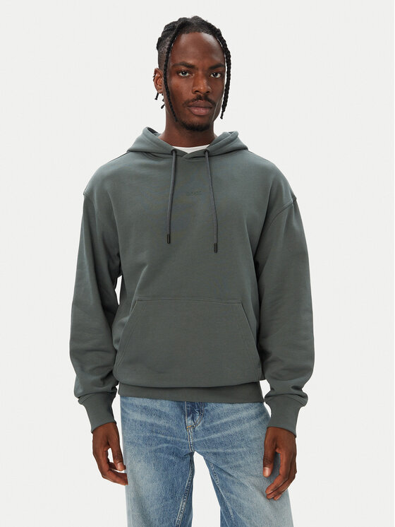 BOSS BOSS Pulóver WeSmallhood 50514530 Zöld Regular Fit