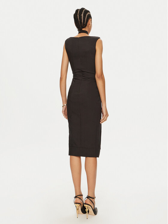 Babylon Babylon Φόρεμα κοκτέιλ E00717 Μαύρο Slim Fit