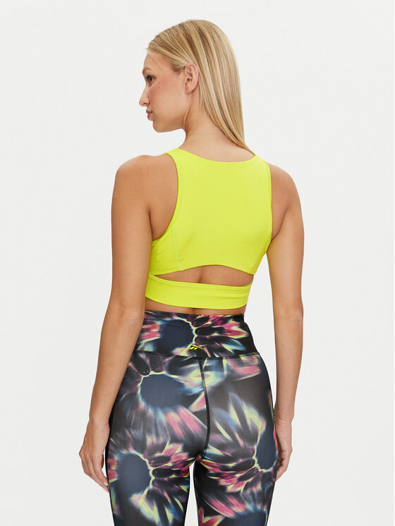 Reebok Reebok Marškinėliai Train High Support 100076272 Žalia Slim Fit