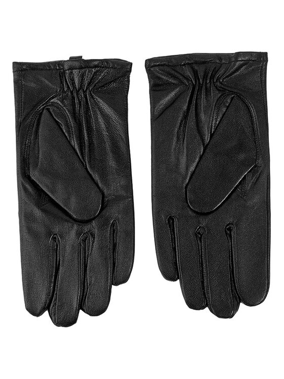 Guess Guess Rękawiczki Męskie Not Coordinated Leather Gloves AM0003 LEA43 Czarny