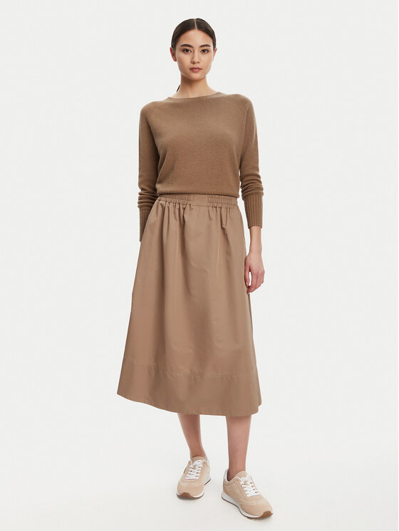 Marella Marella Gonna a trapezio Cairo 2523106074 Beige Regular Fit