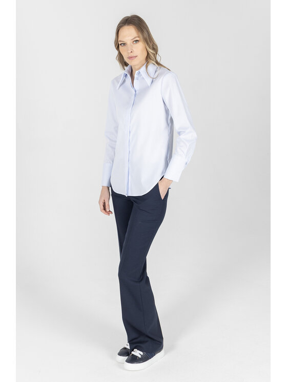 Deni Cler Milano Deni Cler Milano Koszula W-DC-1404-F2-E2-51-1 Niebieski Regular Fit