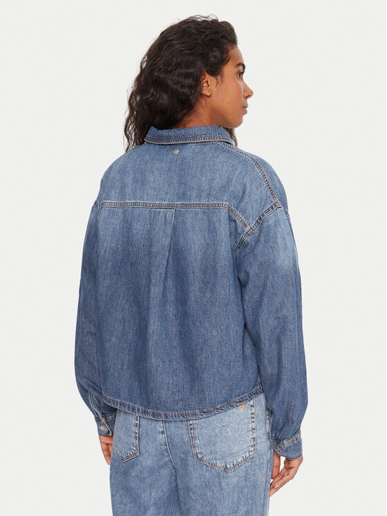 Roxy Roxy Koszula jeansowa Another Reflect ERJWT03704 Niebieski Regular Fit