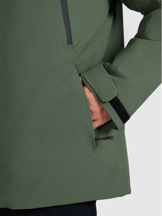 4F 4F Kurtka przejściowa casual Zielony ciemny Regular Fit