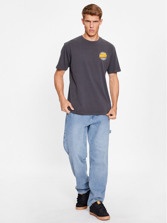 DC Shoes DC Shoes T-Shirt Burner Tees ADYZT05271 Czarny Regular Fit