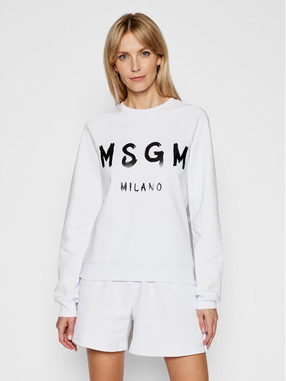 Felpa 3041MDM89 217299 Bianco Regular Fit