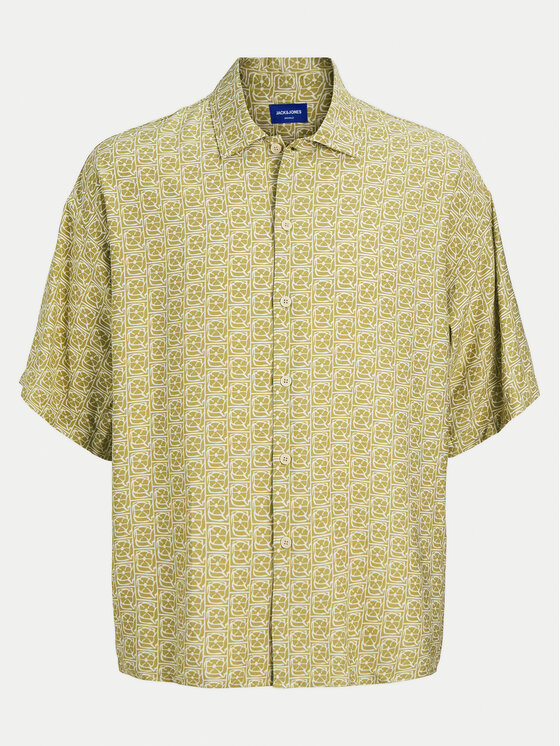 Jack & Jones Jack & Jones Koszula Marshall 12271103 Żółty Wide Fit