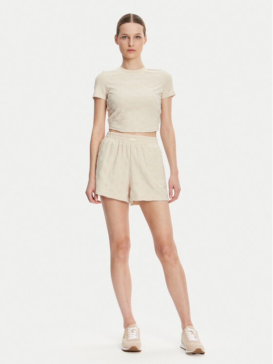Guess Guess T-shirt V5GP21 KCT02 Bež Regular Fit