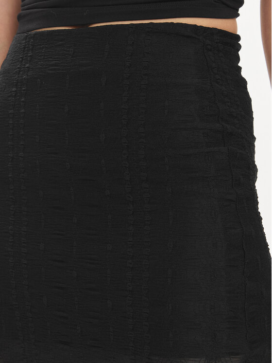 Gina Tricot Gina Tricot Midi suknja 21596 Crna Regular Fit
