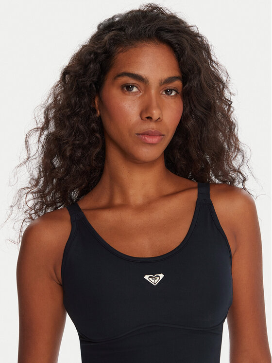 Roxy Roxy Sport-BH Heart Into It Attitude ERJKT04326 Schwarz