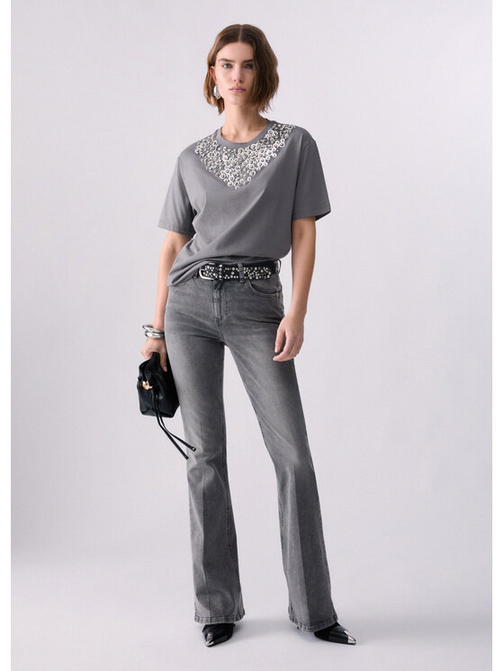 Liu Jo Liu Jo Jeans UF6015D035787510 Grigio Regular Fit