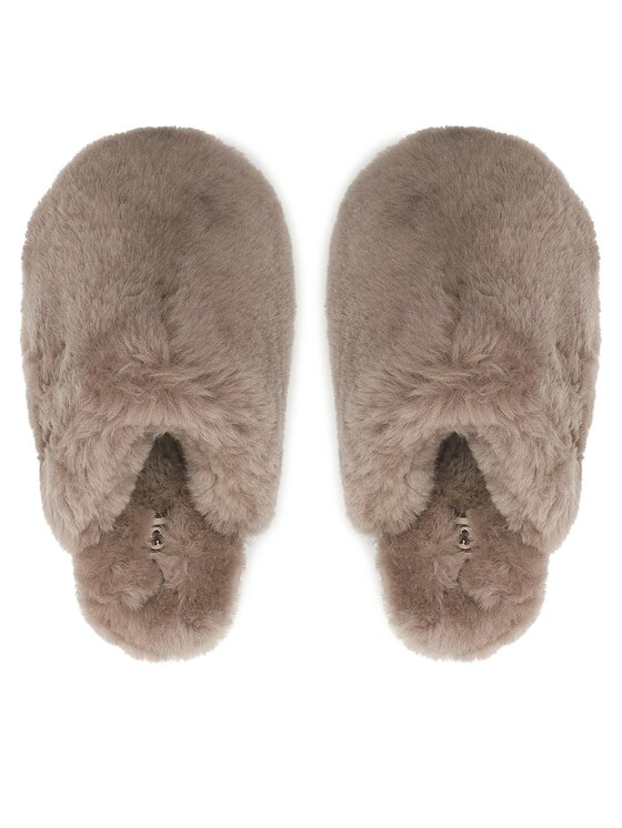 Mou Mou Пантофи Closed Toe Sheepskin Fur Slippper FW161000L Бежов