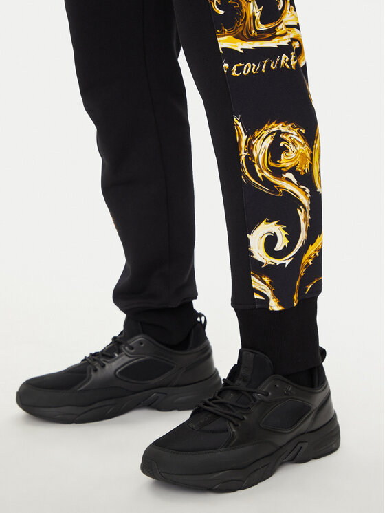 Versace Jeans Couture Versace Jeans Couture Pantaloni da tuta 77GAA3C0 FS161 Nero Regular Fit