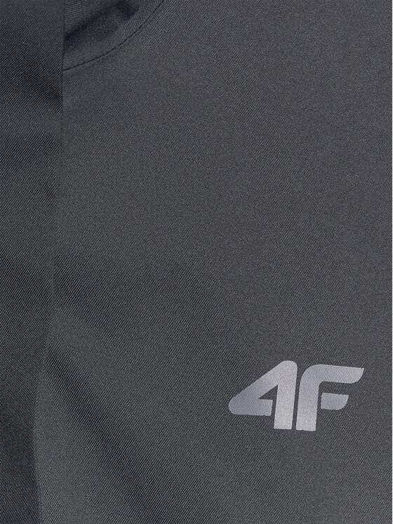 4F 4F Parka MIDSHOP TEXTILE Czarny Regular Fit