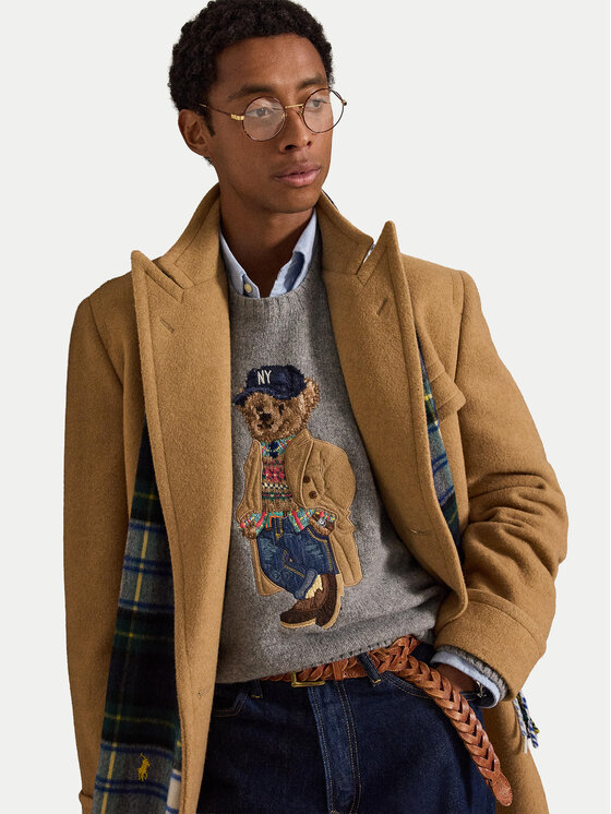 Polo Ralph Lauren Polo Ralph Lauren Πουλόβερ 710B28590001 Γκρι Relaxed Fit