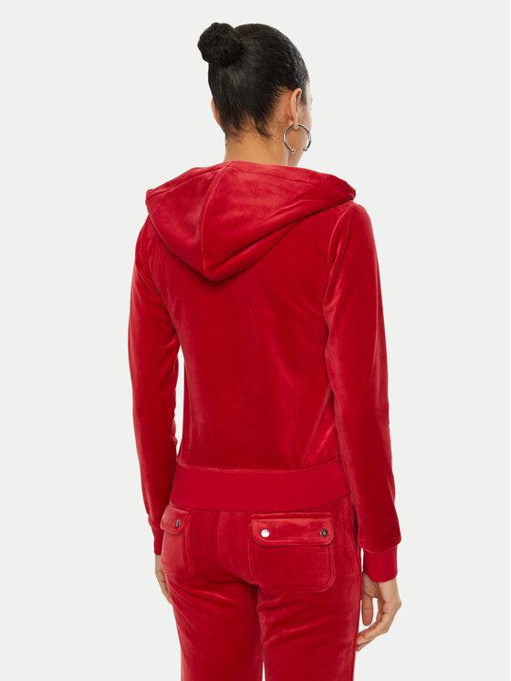 Juicy Couture Juicy Couture Majica dugih rukava Robertson JCAP176 Crvena Slim Fit