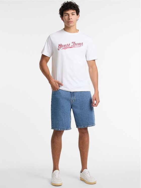 Guess Guess Szorty 174809 Niebieski Bermuda Fit