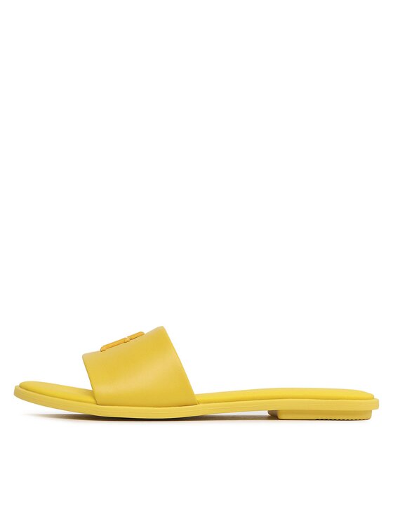 Tommy Hilfiger Tommy Hilfiger Шльопанці Th Pop Mule FW0FW07097 Жовтий