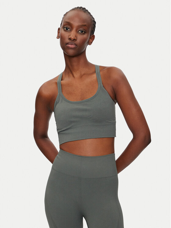 Sport melltartó Athlecia, Méret: S/M, Zöld, Foan V2 W Seamless EA243347