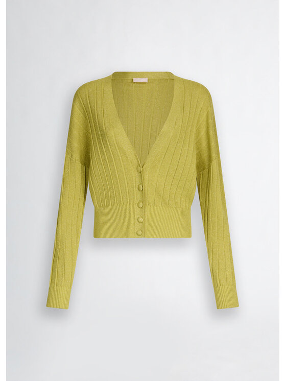 Liu Jo Liu Jo Cardigan WA5060MS64JA4337 Verde Regular Fit