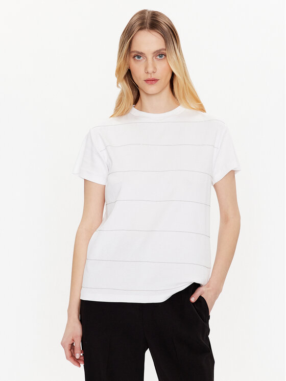 Fabiana Filippi Tricou JED273B561 Alb Regular Fit