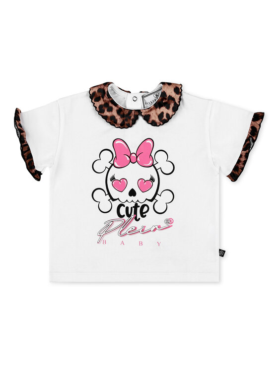 PHILIPP PLEIN PHILIPP PLEIN T-shirt 2321 Bianco Regular Fit