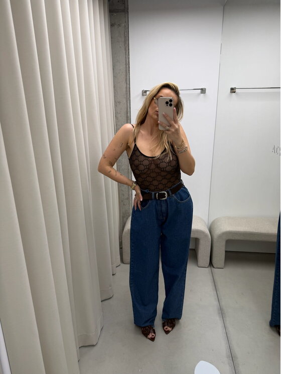 Magda Matyja Magda Matyja Body Naomi body Chocolate Brązowy