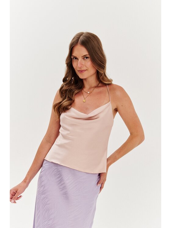 NAOKO NAOKO Top Lucia Rose Różowy Regular Fit