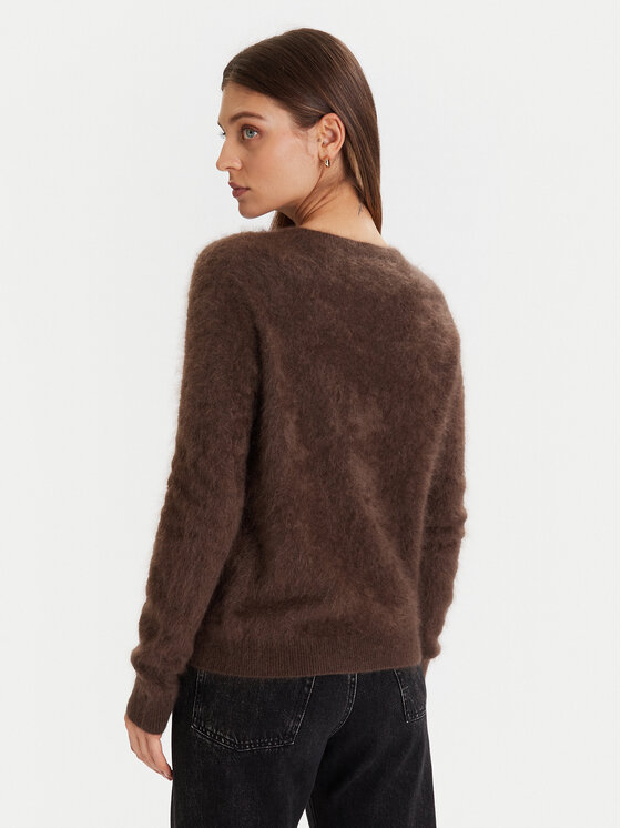 ViCOLO ViCOLO Sweter 22066F Brązowy Regular Fit