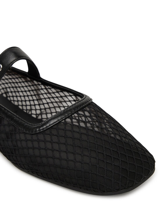 Tommy Jeans Tommy Jeans Μπαλαρίνες Tjw Mesh Maryjane Ballerina EN0EN02872 Μαύρο