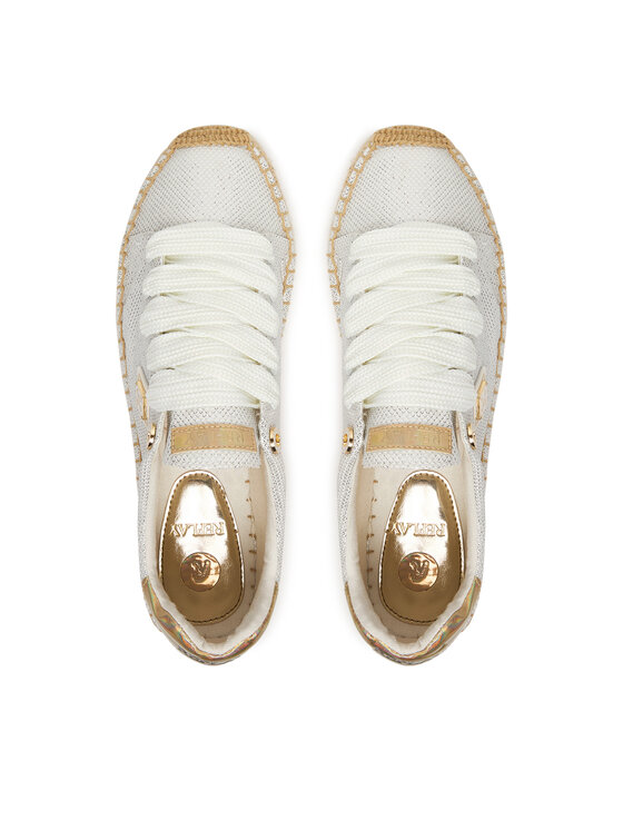 REPLAY REPLAY Espadryle GWF22 .000.C0093S Biały