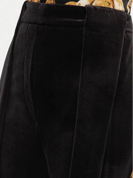 Balmain Balmain Szövet nadrág DF0PQ312JG50 Fekete Regular Fit