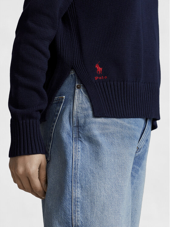 Polo Ralph Lauren Polo Ralph Lauren Pulover Cn Po 211898583004 Mornarsko modra Regular Fit