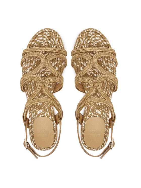 Castañer Castañer Espadrilky Pitra/266 025585 Zlatá