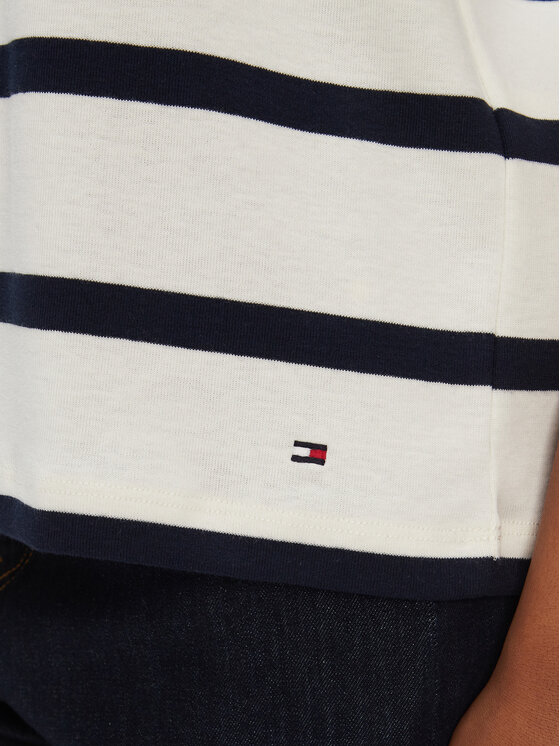 Tommy Hilfiger Tommy Hilfiger T-särk Gold Button WW0WW45628 Tumesinine Regular Fit