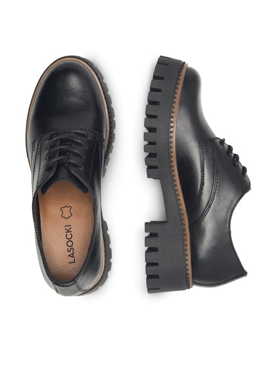 Lasocki Lasocki Oxfords ZUMBA WI23-ZUMBA-01 Μαύρο
