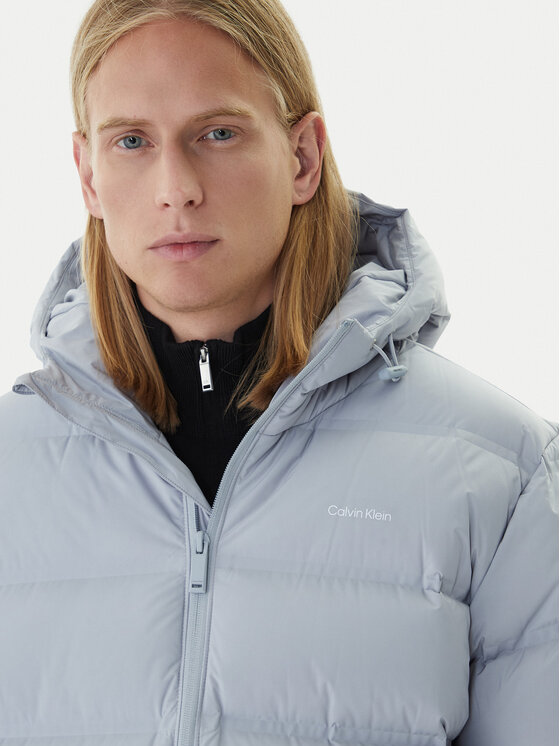 Calvin Klein Calvin Klein Geacă din puf LV04LD516G Gri Regular Fit
