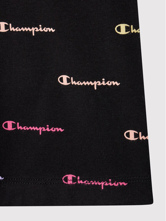 Champion Champion Szorty sportowe 404432 Czarny Slim Fit