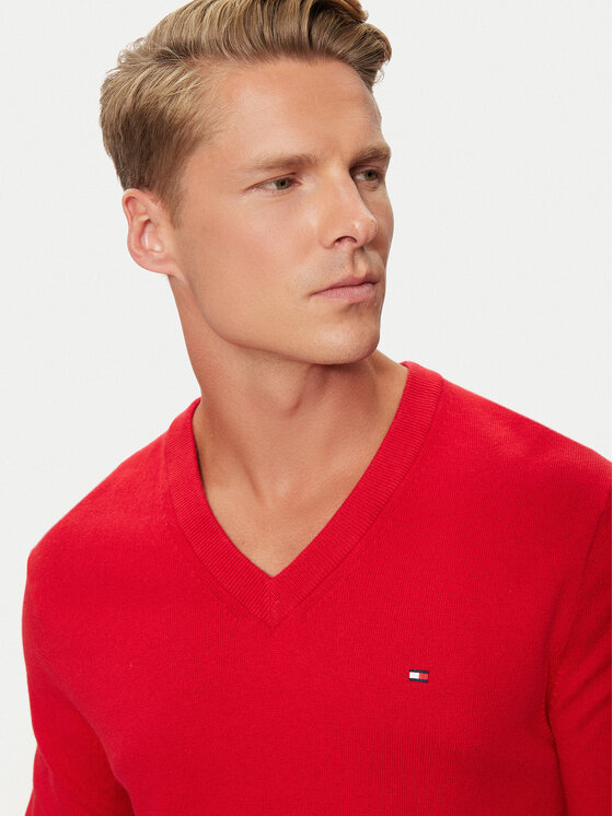 Tommy Hilfiger Tommy Hilfiger Светр MW0MW28047 Червоний Regular Fit