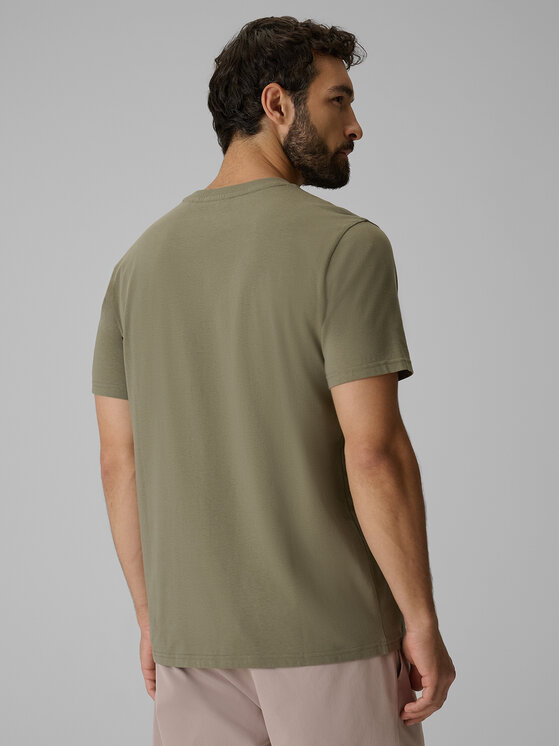 4F 4F T-Shirt BRAND CODE Khaki Regular Fit