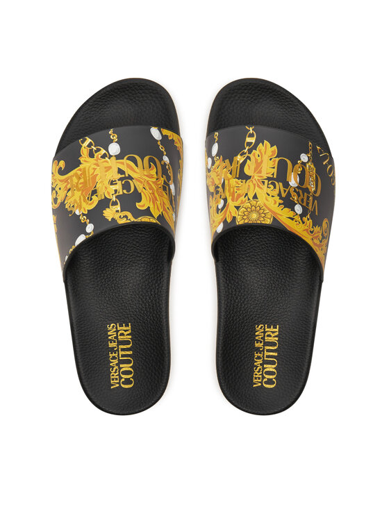Versace Jeans Couture Versace Jeans Couture Klapki 77VA3SQ3 ZS834 Czarny