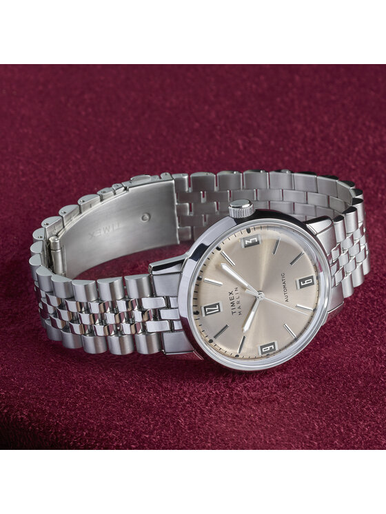 Timex Timex Zegarek TW2W59200 Srebrny