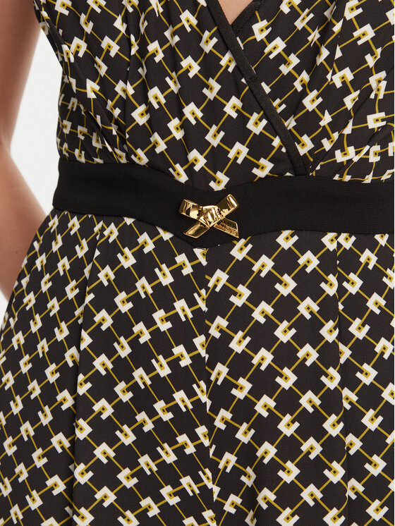Elisabetta Franchi Elisabetta Franchi Ολόσωμη φόρμα TU-035-51E2 Μαύρο Regular Fit