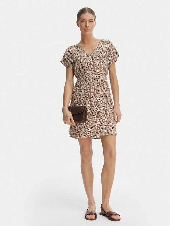 ONLY ONLY Ljetna haljina Nova 15342707 Smeđa Regular Fit