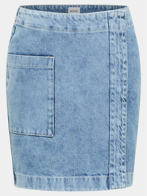 Mustang Mustang Jeansrock Lucile 1014803 Blau Regular Fit