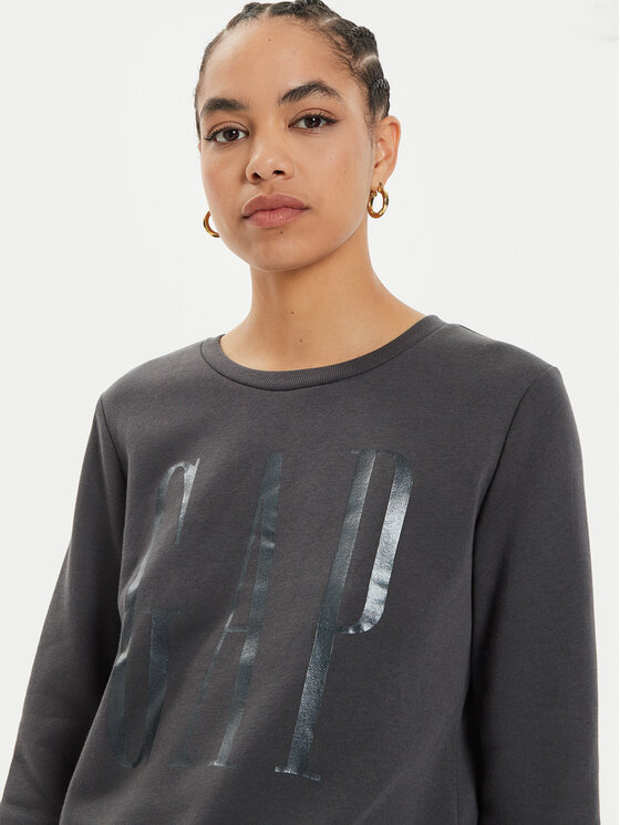 Gap Gap Суитшърт 540907-00 Сив Relaxed Fit
